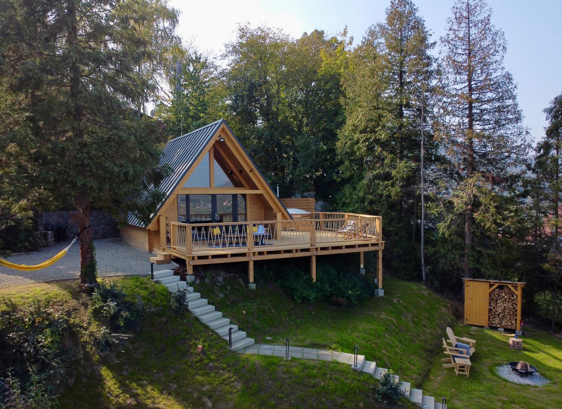 cabin from outside